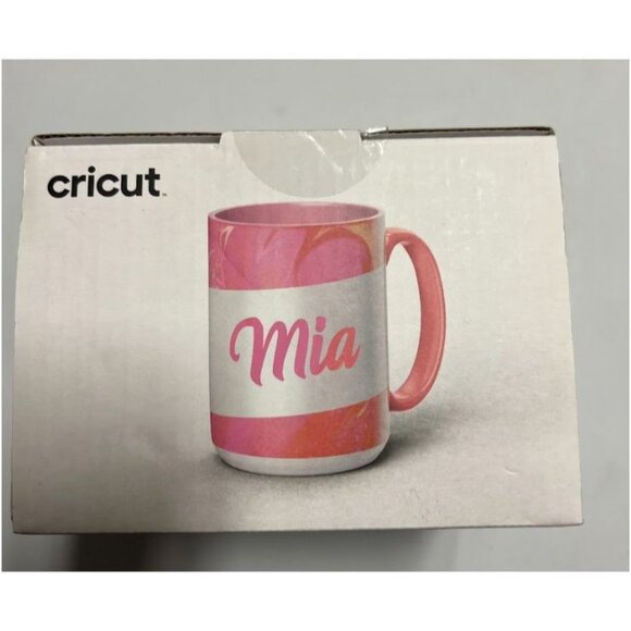 Cricut Ceramic Mug Blank Miami Pink 15oz - Picture 4 of 7